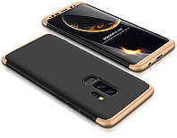 Чехол-накладка GKK 3 in 1 Hard PC Case Samsung Galaxy S9+ Gold/Black