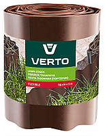 Verto Стрічка газонна, бордюрна, 15см x 9м, коричнева
