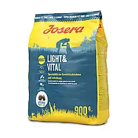 Сухий корм для контролю ваги дорослих собак з домашньою птицею Josera Light & Vital 900 г