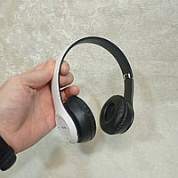 Наушники накладные беспроводные с микрофоном для телефона блютуз наушники с MP3 c флешкой радио bluetooth игр