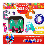 Детский набор магнитов "Азбука" Magdum ML4031-36 EN, Time Toys