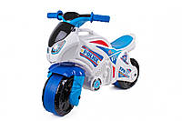 Каталка-беговел "Мотоцикл" Police ТехноК 5125TXK Белый, Time Toys