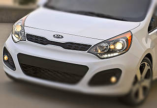 KIA Rio NEW — встановлення бі-ксенонових лінз у фари 