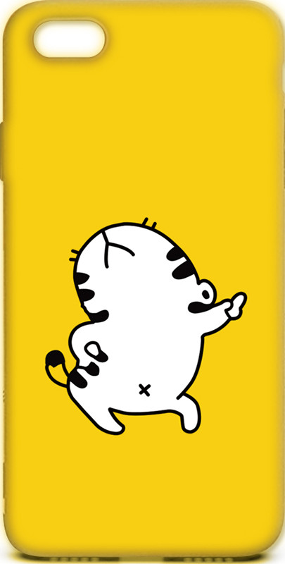 Чохол-накладка TOTO Cartoon Soft Silicone TPU Case Apple iPhone SE/5s/5 Cat Yellow