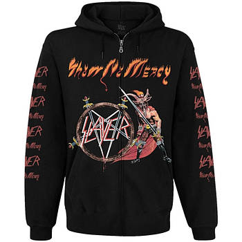 Худі Slayer "Show No Mercy" на блискавці, Розмір M