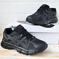 Чоловічі кросівки Asics Gel-Kahana 8 чорні. Спортивні текстильні кроси 41-45