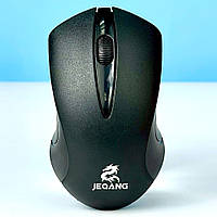 Бездротова комп'ютерна мишка Jeqang JW-211. Ігрова мишка для ПК та ноутбука . Чорна