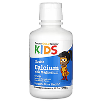 Жидкий кальций с магнием для детей, California Gold Nutrition, 473 мл