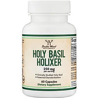 Комплекс для сна Double Wood Supplements Holixer Holy Basil Extract 250 mg 60 Caps US, код: 8206884