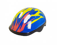 Шлем защитный детский Metr+ CL180202 размеры 19х26х11 см Красный, Time Toys Синий