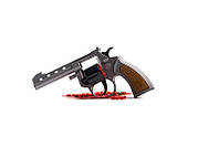Игрушечный револьвер с пистонами "Mr. K" Golden Gun 237GG, Time Toys
