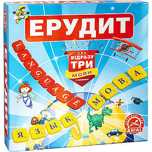 Настільна гра Arial Ерудит. Три мови. 910091-3, Time Toys