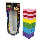 Розважальна гра "High Tower" Дженга Strateg 30960 рос в кор-ці 28-8,2-8,2 см, Time Toys, фото 2