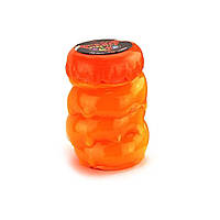 Вязкая масса Mega Stretch Slime Danko Toys SLM-10-01U укр Оранжевый PP, код: 8263049