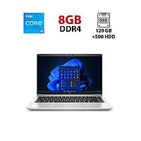 Легкий б/у ноутбук для работы и игр HP Probook 640 G4, Рабочий домашний ноутбук для видеомонтажа и обучения