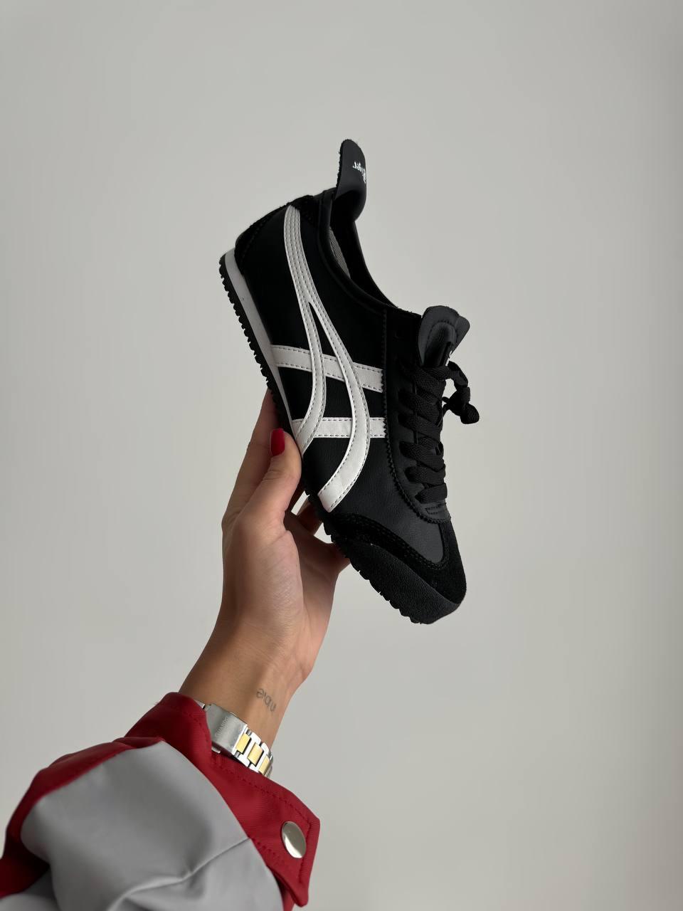 Кросівки чоловічі чорні Asics Onitsuka Tiger Mexico 66 Black (16381), фото 1