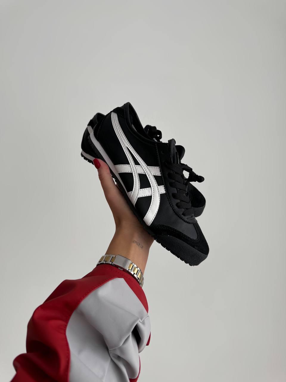 Кросівки жіночі чорні Asics Onitsuka Tiger Mexico 66 Black (16381)