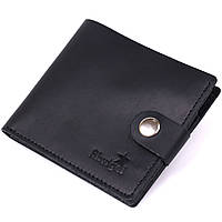 Кожаный мужской бумажник Shvigel 16432 Черный MY, код: 7487265
