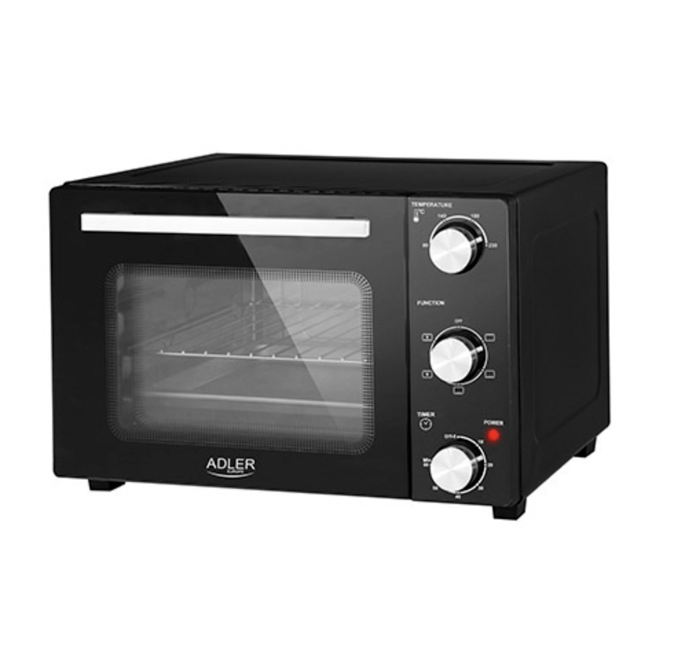 Електрична духовка Adler AD 6024 електродуховка 22л - таймер + конвекція Польща, фото 1