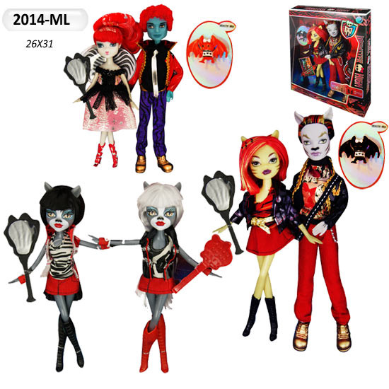 Лялька "Monster High 2014М 2в1 boy and girl хлопчик і дівчинка