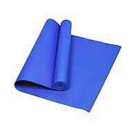 Йога-мат (коврик для йоги) с чехлом Newt NE-17-35-B PVC GR 5 мм синий, Time Toys