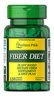 Очистка кишечника Puritan's Pride Fiber Diet 120 Tabs BX, код: 7537762