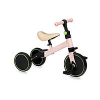 Детский беговел-велосипед MoMi LORIS ROBI00039 розовый 4в1, Time Toys