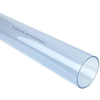 Труба прозора НПВХ (PVC-U) напірна клейова Lareter PN10 d50 мм