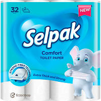 Туалетний папір Selpak Comfort 2 шари 32 рулони 8690530274471 l