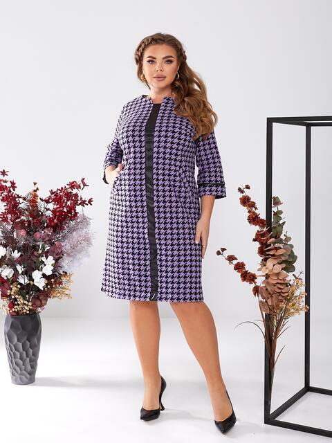 Жіноча брендова сукня великого розміру преміум якість, фото 1