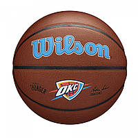 Мяч баскетбольный Wilson NBA TEAM ALLIANCE BSKT OKC THUNDER 295 SZ7 KP, код: 7815277