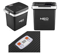 Холодильник мобільний Neo Tools, 2в1, 26л, 230/12В, підігрів 55Вт, охолодження 60Вт, електронна панель,