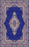 Синий прямоугольный ковер Isfahan ISF 02 Navy 160*230 см
