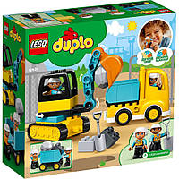 Конструктор LEGO DUPLO Грузовик и гусеничный экскаватор 10931, Time Toys