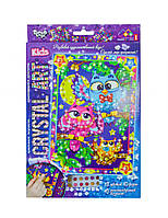 Набор креативного творчества CRYSTAL ART KIDS Совы Dankotoys (CArt-01-09) TV, код: 2318747