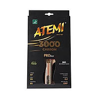 Ракетка для настольного тенниса 3000 PRO Carbon ECO-Line Atemi 3000 A3000PL, Time Toys