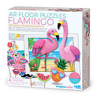 Детский пазл Фламинго 4M 00-06809 с 3d дополненной реальностью, Time Toys