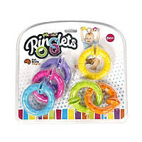 Набор прорезывателей для зубов Гибкие колечки pipSquigz Ringlets Fat Brain Toys F250ML, Time Toys