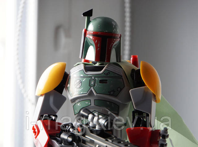 Сборная фигурка Звездные войны Боба Фетт 26 см Фигурка игрушка-конструктор Боба Фетт 26 см