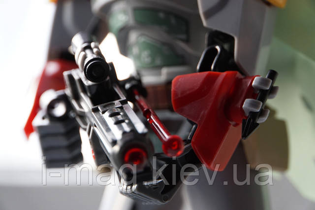 Сборная фигурка Звездные войны Боба Фетт 26 см Фигурка игрушка-конструктор Боба Фетт 26 см