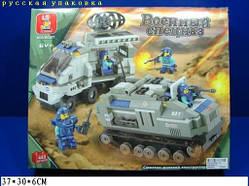 Конструктор блочний арт. 0207 Sluban Військовий спецназ, 449 деталей