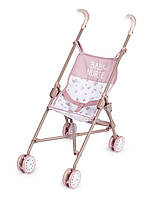 Прогулянкова pink powder коляска-тростина для ляльок Smoby OL226848 SC, код: 8298978