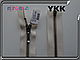 Метал YKK 75 см,молочна (801), 1 біг,No5 нікель, фото 4