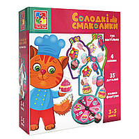 Мини развивашка Vladi Toys Сладкие вкусняшки (VT1804-42) DD, код: 7685761