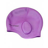 Шапка для плавания EAR CAP 5874 Aqua Speed 128-09 фиолетовый, OSFM, Time Toys