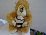 М'яка іграшка Мавпа з боченком довжина 35см., фото 4