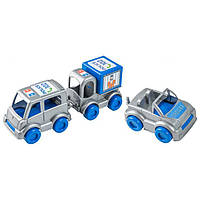 Набор машинок Kid cars Полиция Wader (39548) ET, код: 2327854