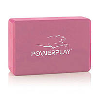 Блок для йоги PowerPlay 4006 Yoga Brick Розовий (PP_4006_Pink_Yoga_Brick) SC, код: 6446441