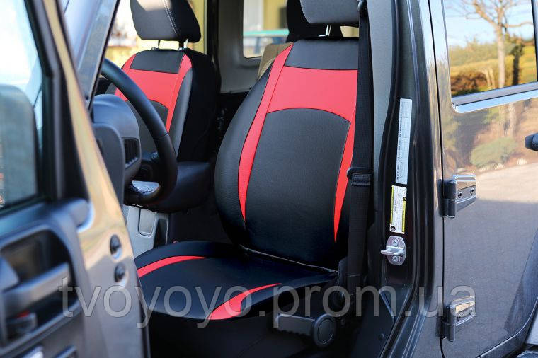Авточехлы из эко кожи Hyundai i30 2007-2012 POK-TER Design Leather с красной вставкой TV, код: 8448989 - фото 2 - id-p2170288009