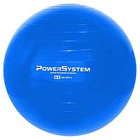 Мяч для фитнеса и гимнастики Power System PS-4012_65cm_Blue, Time Toys
